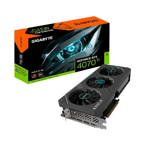 Card màn hình Gigabyte GeForce RTX 4070 Ti EAGLE OC 12G 12GB GDDR6X (N407TEAGLE OC-12GD)