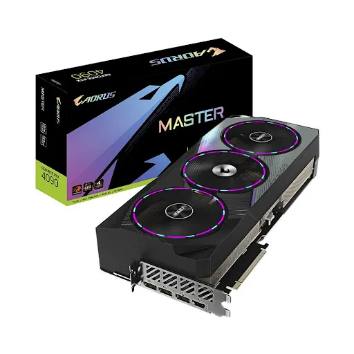 Card màn hình Gigabyte AORUS GeForce RTX 4090 MASTER 24G 24GB GDDR6X (N4090AORUS M-24GD)