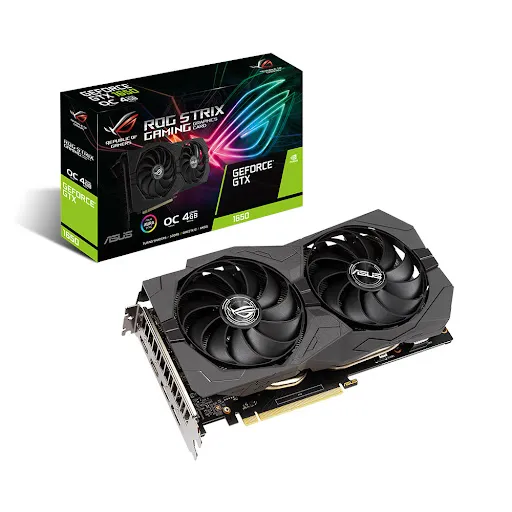 Card màn hình Asus ROG Strix GeForce GTX 1650 OC edition 4GB GDDR6 4GB GDDR6 (ROG-STRIX-GTX1650-O4GD6-GAMING)