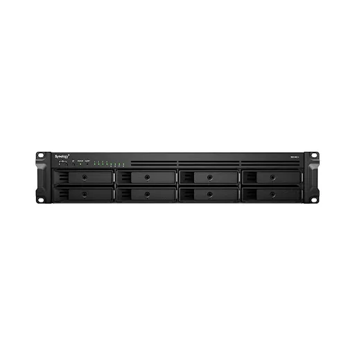 Thiết bị lưu trữ Synology - Hộp ổ cứng gắn ngoài Rack 2U kết nối LAN/USB3.2 Gen 1 - RS1221+