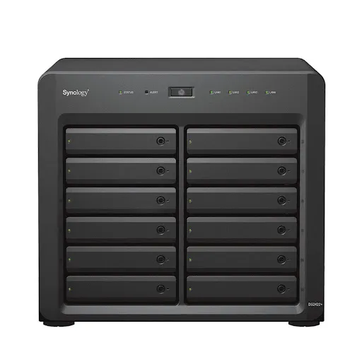 Thiết bị lưu trữ Synology - Hộp ổ cứng gắn ngoài kết nối LAN/USB3.2 Gen 1 - DS2422+