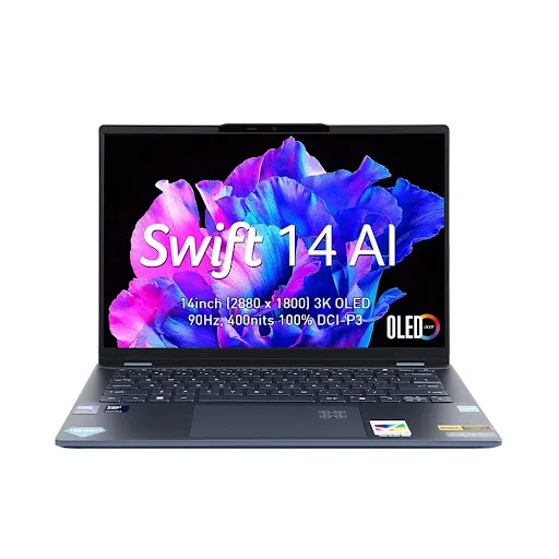 Laptop Acer Swift 14 AI SF14-51-75VP (Ultra 7-258V/ Onboard graphics/ 32GB/ 1TB/ Windows 11)