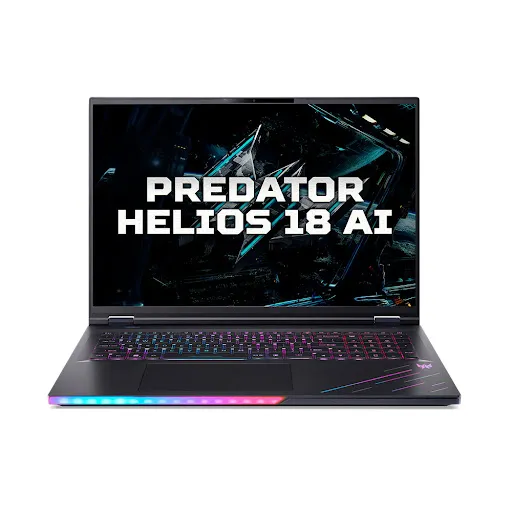 Laptop Acer Gaming Predator Helios 18 AI PH18-73-98AQ (Ultra 9 275HX/ GeForce RTX™ 5090/ 192GB/ 6TB/ Windows 11 Pro)