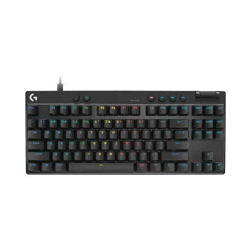 Bàn phím Logitech Pro X TKL Rapid Wired Gaming (Black)