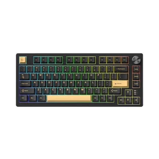 Bàn phím cơ Gaming DAREU EK75 RT Rapid Trigger Black(RGB/PBT Double Shot CHERRY profile/DareU Magnetic sw)