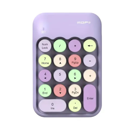 Bàn phím số vi tính không dây MOFII X910 Purple (50233)