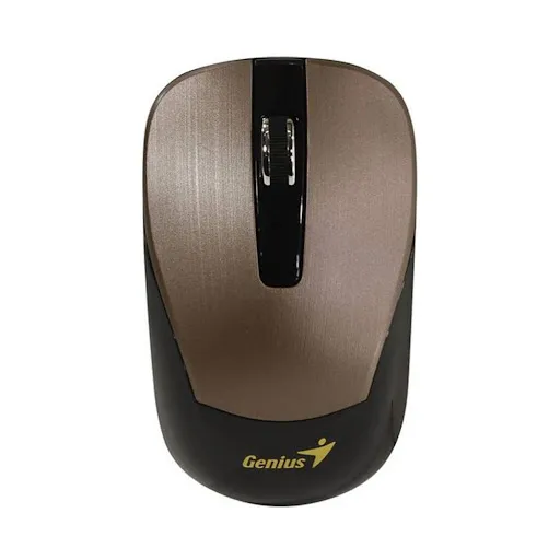 Chuột không dây Genius Pin sạc vỏ kim loại ECO-8015 (Bạc)