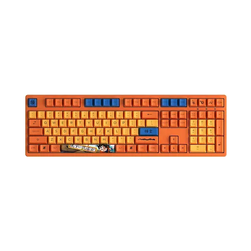 Bàn phím cơ không dây AKKO 3108 RF Dragon Ball Z - Goku (AKKO switch v3 - Cream Yellow)