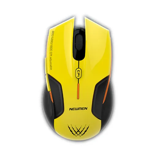 Chuột gaming không dây Newmen E500 Pro (Vàng)