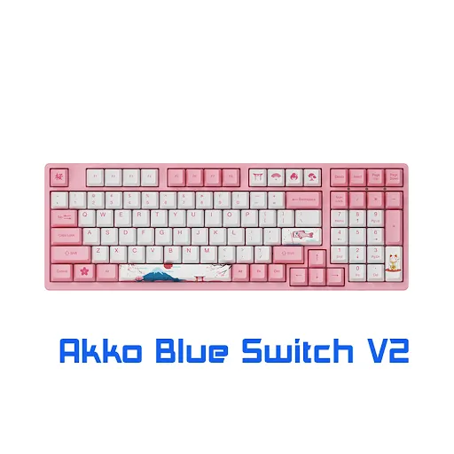 Bàn phím cơ Akko 3098 v2 World Tour Tokyo (Akko Blue Switch V2)