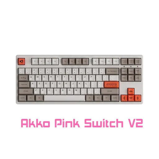 Bàn phím cơ Akko 3087 v2 Steam Engine (Akko Pink Switch V2)