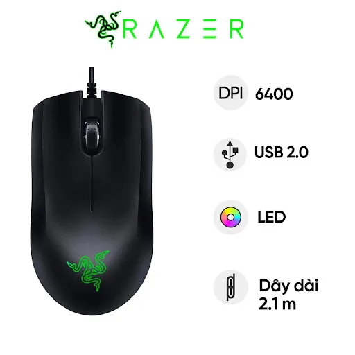 Combo Chuột Razer Abysuss Lite + Lót chuột Razer Goliathus Mobile Construction Edition (RZ83-02730100-B3M1)