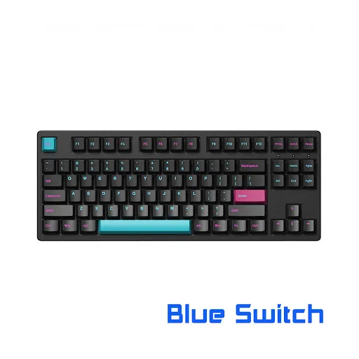 Bàn phím cơ Akko 3087 DS Midnight V2 Blue Switch