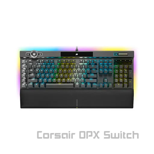 Bàn phím cơ Corsair K100 RGB OPX Switch (Đen)