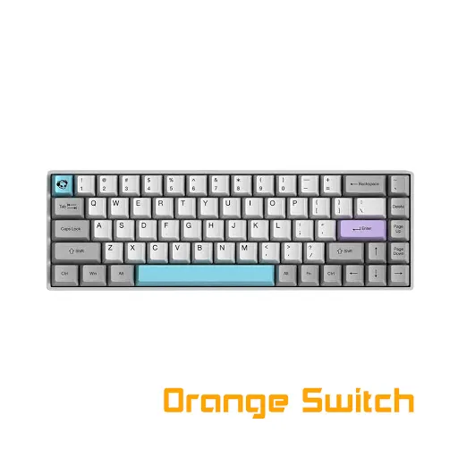 Bàn phím cơ không dây AKKO 3068 Silent Gateron Orange Switch