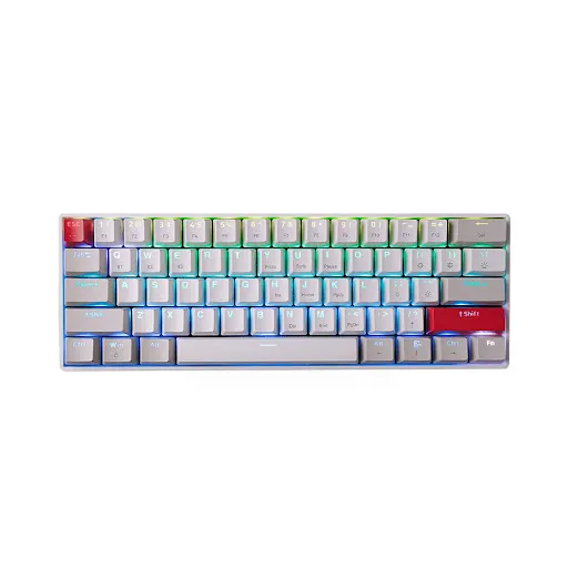 Bàn phím cơ không dây Dual Mode Newmen GM610 Global (Bluetooth 5.0, Cáp Type-C 2m , 1x Set Keycap Extra ) - Brown Switch