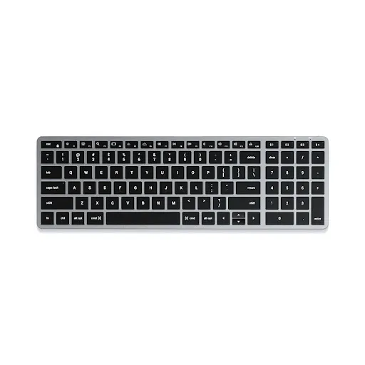 Bàn phím bluetooth Satechi Slim X2 có đèn nền (Màu Xám)